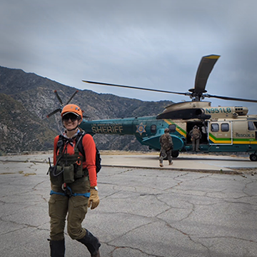 Kristen DesCombes, certified ground searcher