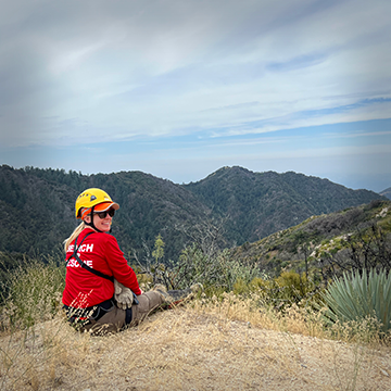 Kimberly B, certified ground searcher