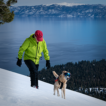Lynn Macaulay and Ophir, certified air scent, large source cadaver, and avalanche