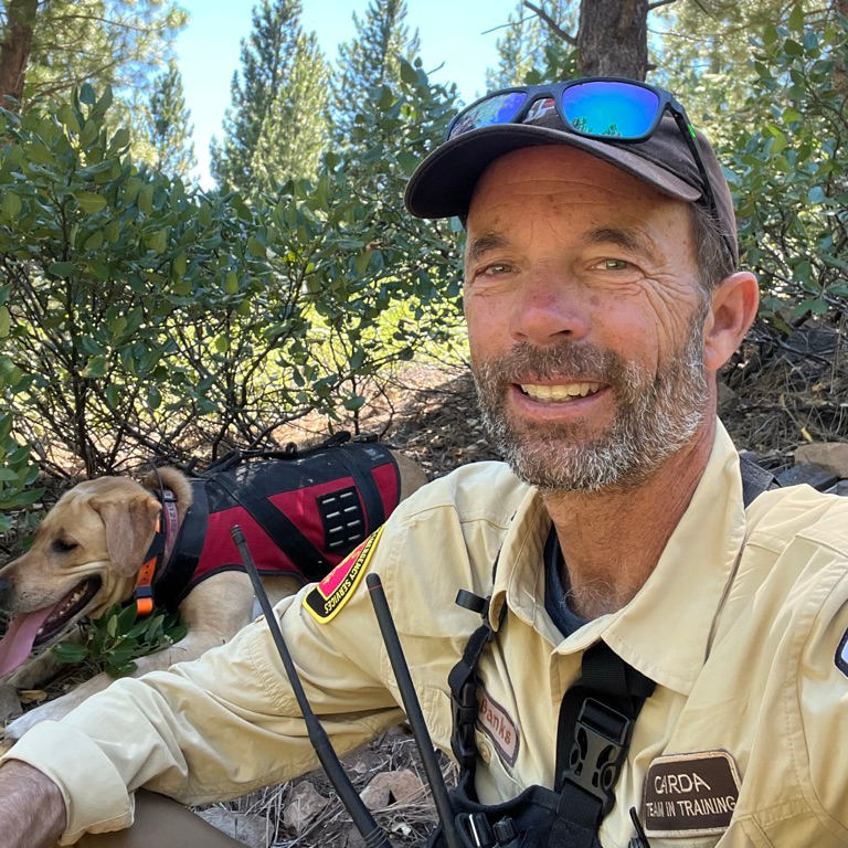 Michael Banks, certified ground searcher