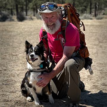 Ron Smith and "Tillie", certified air scent