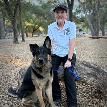 Natalie Castle and "Hunter", certified trailing